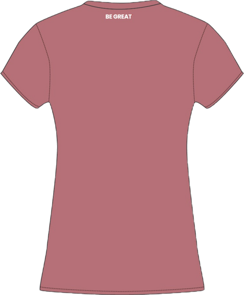 GRA Woman's Classic Tee-Dusty Rose/White