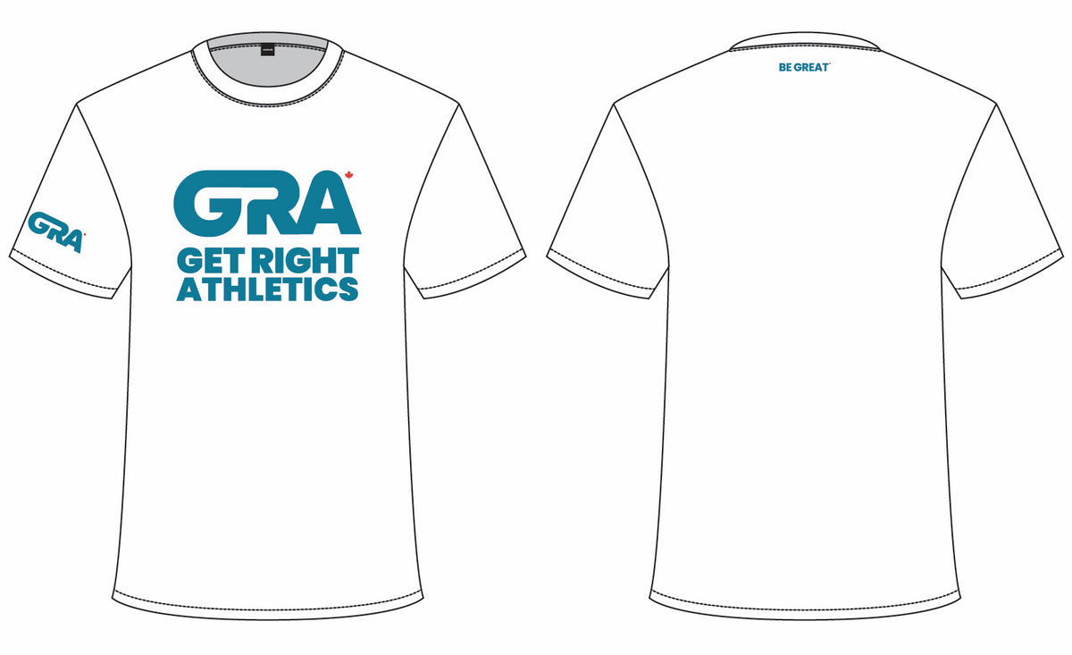 GRA Classic tee-white/ teal